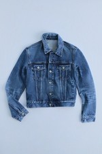 Giacca Zara TRF blu denim