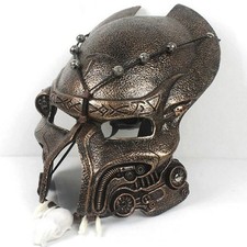 Maschera in resina predatore e alieno cosplay prop per festa di Halloween e costume vestito