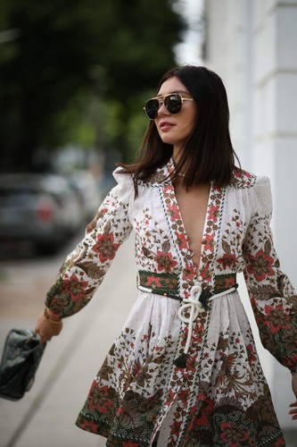 Zimmermann batik mini abito - mini,