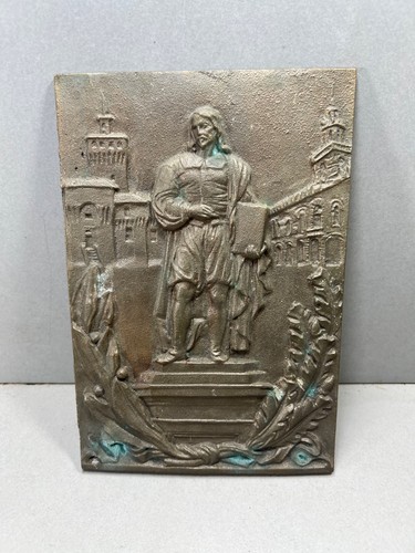 Placca bronzo raffigurante - bronzo,