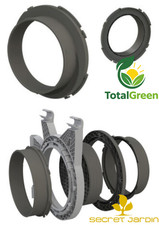 Flangia connettore df16 secret jardin accessorio growbox condotti ventilazione