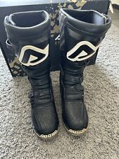 BOOTS E-TEAM ALL BLACK STIVALE - BOTTES - STIEFEL - BOTAS Taglia 42 Acerbis 