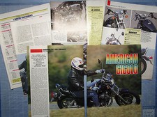 MOTOSPRINT992-PROVA /TEST-1992- YAMAHA XV 750 VIRAGO - PROVA VERITA' - 6 fogli