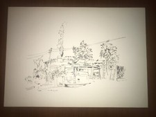 Orto Romano 1944, Giovanni Omiccioli (De Luca) Riproduzione Litografia Arte