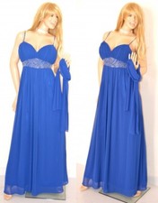 Abito Lungo donna blu maxi