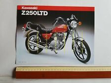 Kawasaki Z 250 LTD depliant originale moto TESTO INGLESE