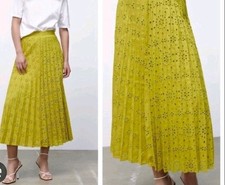 Zara broderie gonna midi Kate