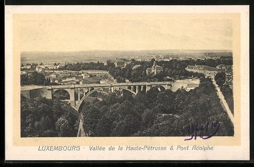 Cpa luxembourg vallee la - de,