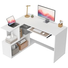 HOMCOM Scrivania Angolare con