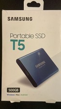 PORTABLE SSD T5 500GB SAMSUNG (A/N MU-PA500B) usato