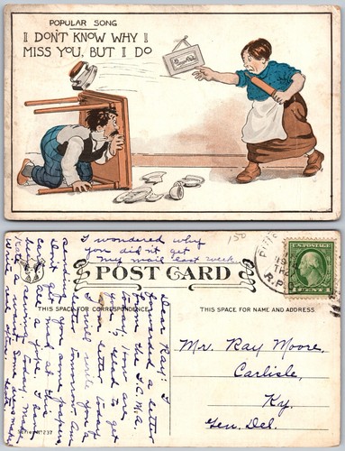 Cartolina umorismo argomento - cartolina,