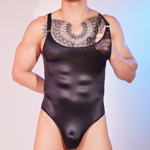 Body uomo elasticizzato olio