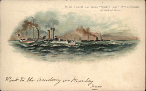 Cartolina antica torpedo - hm,