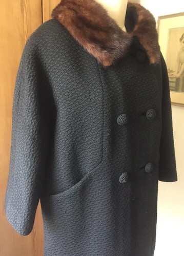 Cappotto lana nero