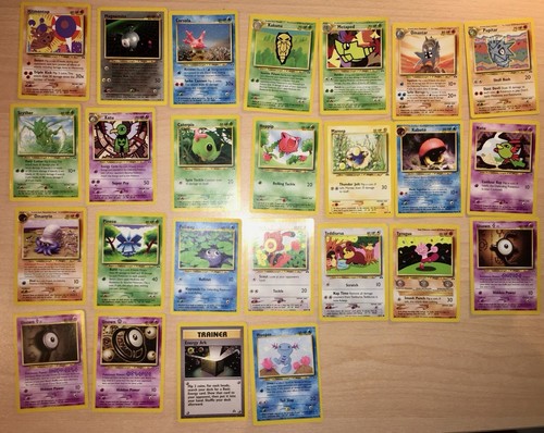 Lotto carte pokemon neo - lotto,