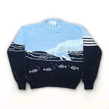 THOM BROWNE Maglione Blue