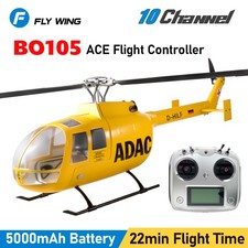 FLY WING BO-105 RC Elicottero Aereo 4 Lame 10CH GPS ACE FLIGHT CONTROLLER