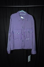 song for the mute 22.2 Les Olympiades Military Jacket Purple Men's Size 54 XL