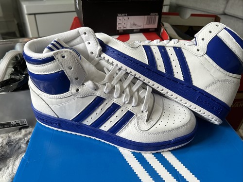 Adidas top ten bianco blu - hi,