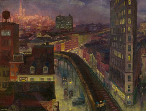 John sloan città dal - john, la