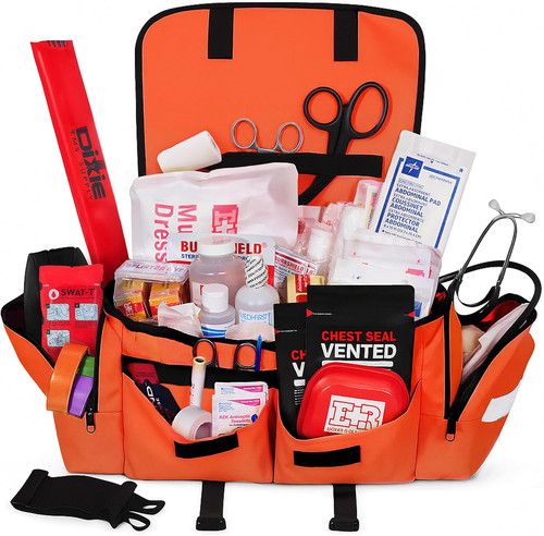 Tactical emt trauma bag kit - trauma,