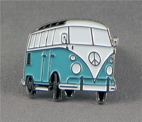 Camper van light blue split - van.,