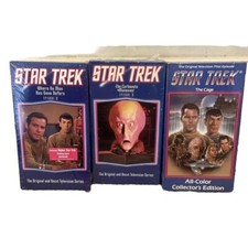 Three star trek vhs - trek,