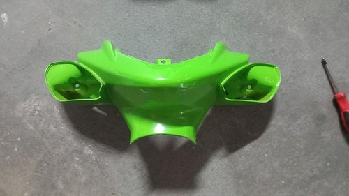 Carena cupolino manubrio verde - cupolino,