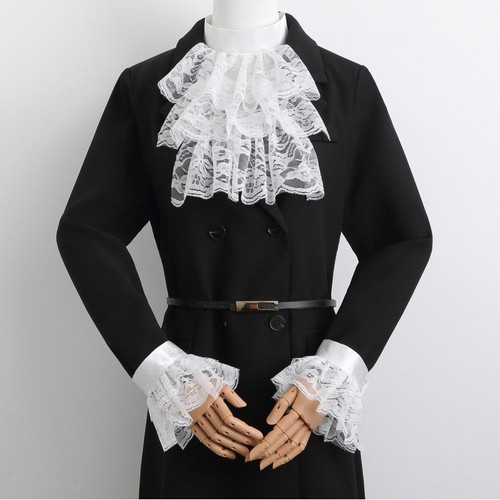 Ensemble jabot manchettes - ensemble,