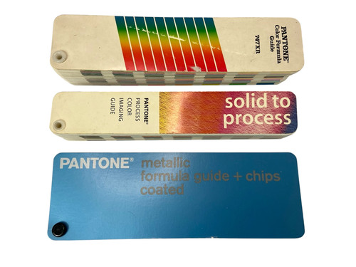 Pantone swatch books - books, (3)