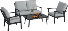 Set Salotto Da Giardino Da 4