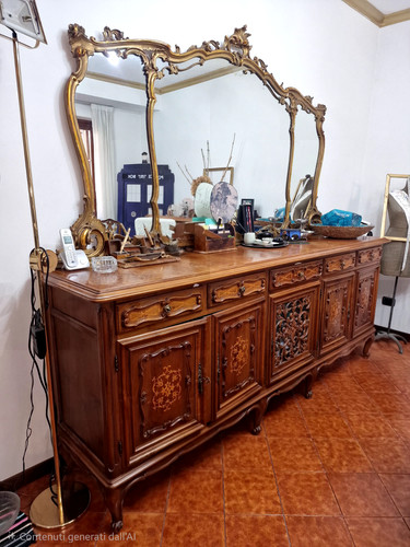 Mobile credenza intarsiato - mobile, con