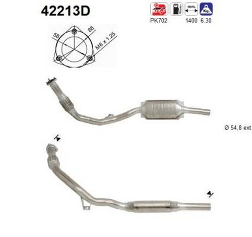 110 150 catalizzatore - kw, cv