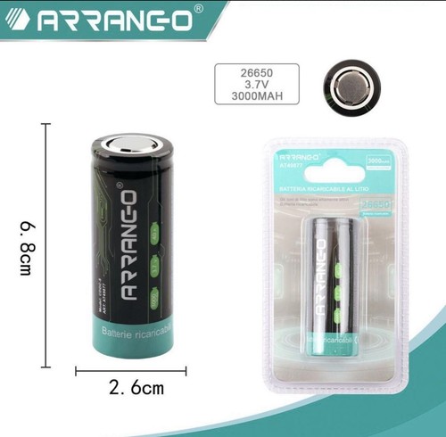 Batteria 26650 ricaricabile - batteria, a