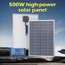 Kit Power Bank Pannello Solare Fotovoltaico 500W 1000W Regolatore Piastra Solare