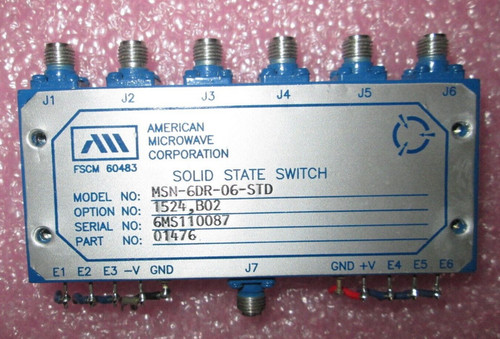 Switch 24 ghz sp6t - switch, da