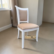 Sedia bianca imbottita - bianca,