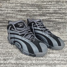 Scarpe sneakers Reebok uomo Shaqnosis punta antinfortunistica da lavoro nero grigio taglia 11