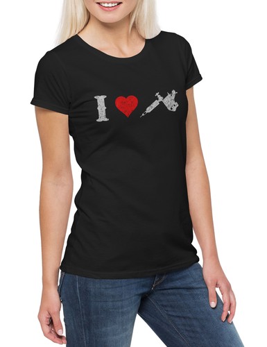 Shirt donna love tattoo - donna,
