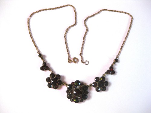Antico collier con granato - antico,