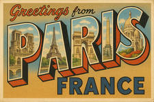 a393 Parigi, Francia cartolina