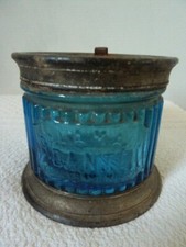 CALAMAIO/VASO IN VETRO PESANTE  INCHIOSTRO STILOGRAFICO "DANTE" RARO -(CA01)