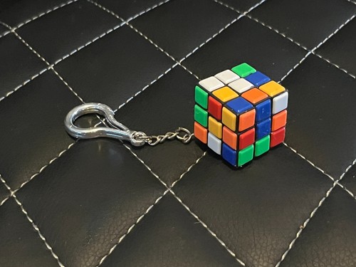 Rubik cube keychain charm - rubik's,