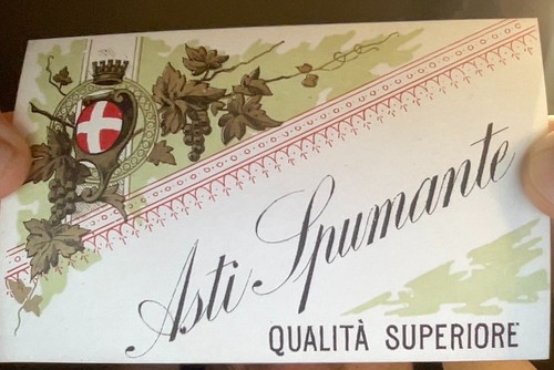 Etichetta asti spumante - etichetta,