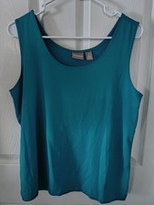 Top turchese Chico's taglia 2