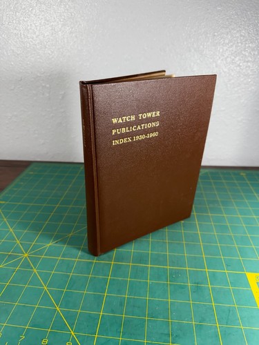 Watch tower publications index - watch,