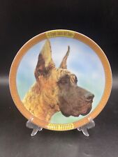 Piatto decorativo da muro parete soprammobile cane ALANO Grande amico dell'uomo