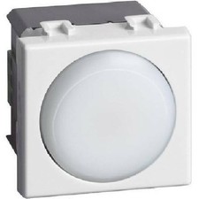 BTICINO SERIE MATIX TORCIA EMERGENZA ESTRAIBILE 2 MODULI COLORE  BIANCA A5780N