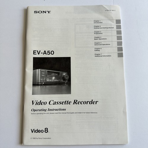 Videoregistratore sony a50 - videoregistratore,