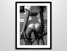 Poster Tennis Ragazza Iconica